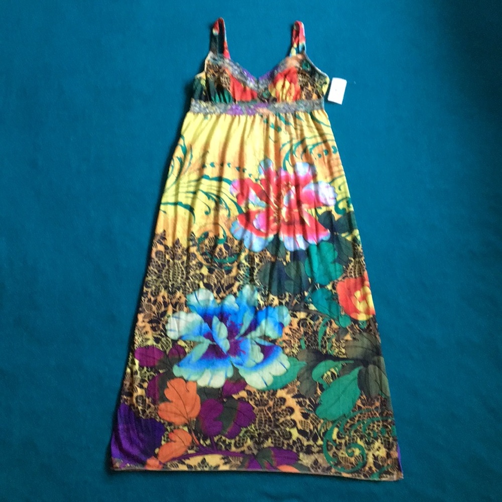 Bleu Clair by Claire Pettibone Colorful Floral Dress
